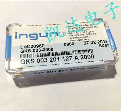 英钢探针GKS003 201 127A2000（直上尖头）测试针 2.0mm弹簧顶针