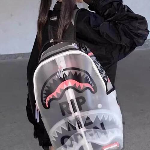透明百搭休闲包包SprayGround
