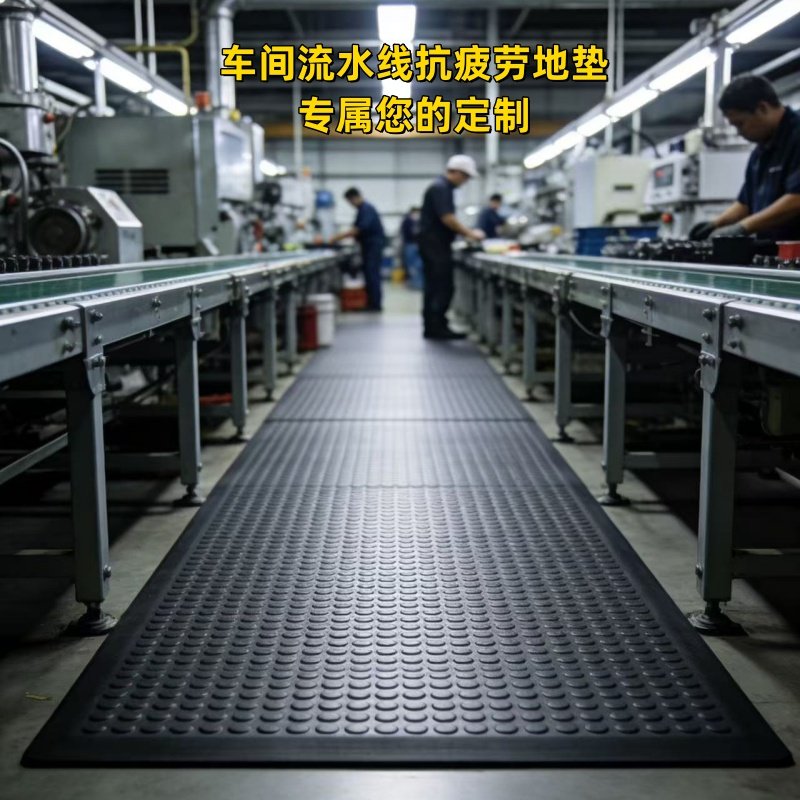 新怡佳车间流水线抗疲劳地垫工业防滑耐磨橡胶防静电脚垫定制合作,居家布艺,商业地毯地垫,淘宝优惠券,粉丝福利购,淘宝优惠卷