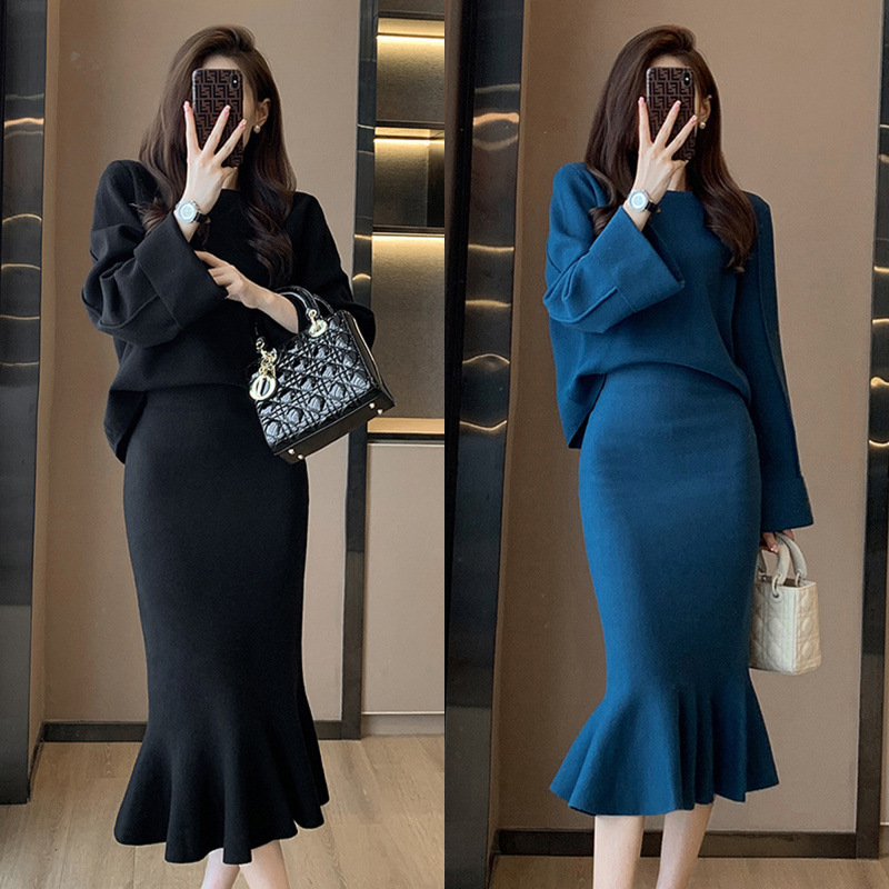 气质优雅大方得体绝美连衣裙修身性感女人味包臀裙鱼尾裙连衣裙女