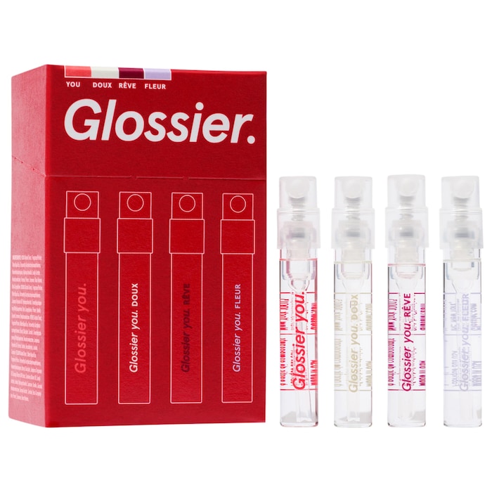 海淘Glossier圣诞限定Glossier You Perfume 香水套装4*1.5ml