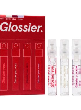 海淘Glossier圣诞限定Glossier You Perfume 香水套装4*1.5ml