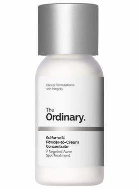 海淘新款The Ordinary Sulfur 10%硫磺浓缩祛痘粉霜5g