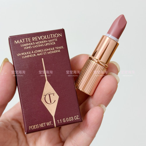现货Charlotte Tilbury/CT雾面哑光口红小样1.1g枕边话PillowTalk