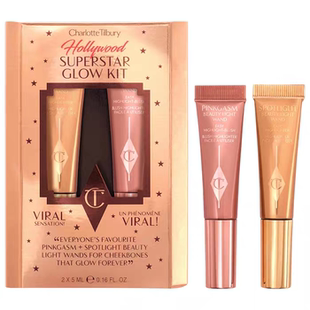 现货Charlotte Tilbury Hollywood Superstar高光4.7ml+腮红4.7ml