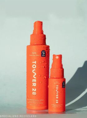 现货 有机小众Tower28sos急救保湿喷雾修护屏障舒缓镇静化妆水