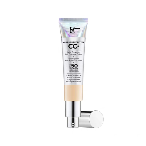现货 IT COSMETICS依科美 经典遮瑕款小银管CC霜粉底液32ml SPF50