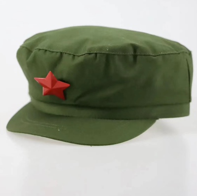 正品怀旧遮阳军绿色帽帽子