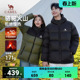 防寒外套女 情侣面包男装 骆驼火山羽绒服男加厚冬季 2026连帽短款
