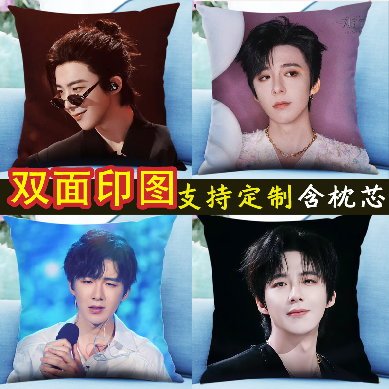 刘宇宁抱枕diy照片定制双面含芯