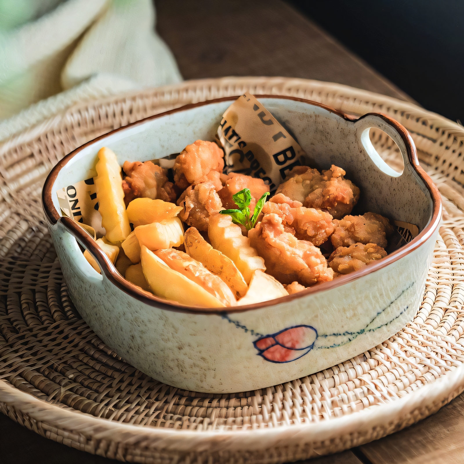 空气炸锅专用烤碗双耳芝士焗饭碗