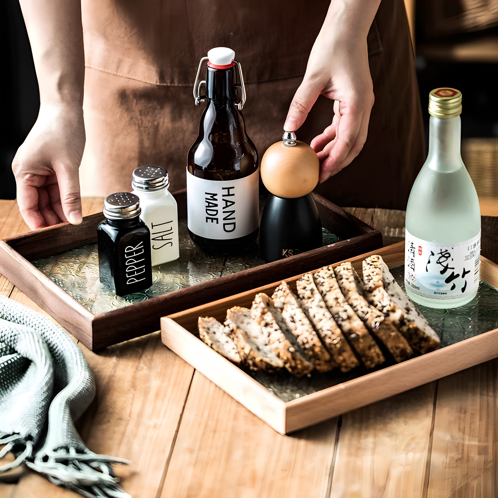 长方形托盘面包盘漂亮餐盘玻璃盘