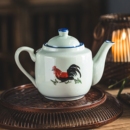 单壶茶壶泡茶家用陶瓷凉水壶凉杯耐高温冷水壶大容量公鸡水壶老式