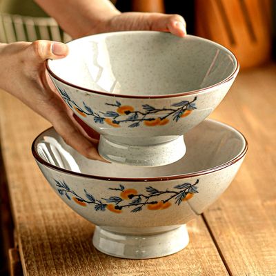 面碗日式特别好看的碗斗笠汤面碗