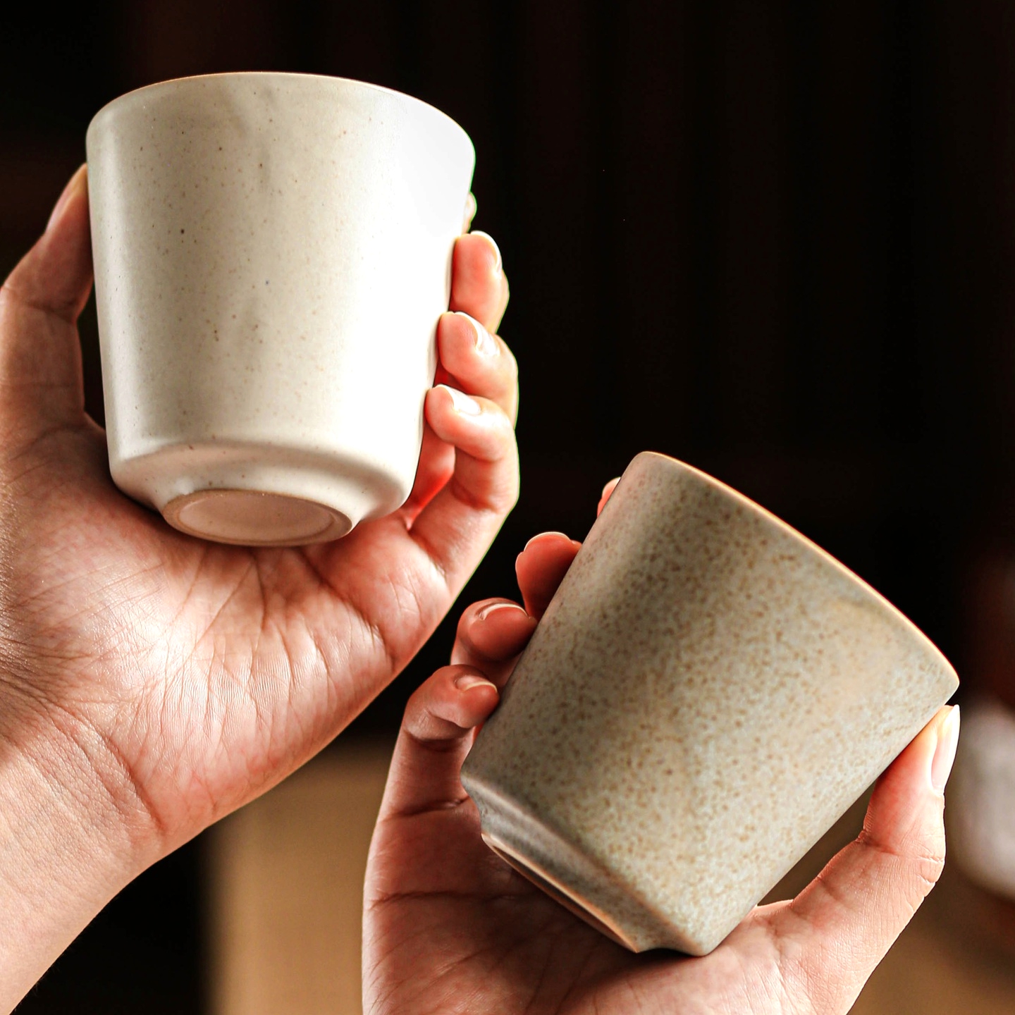 日式侘寂杯陶瓷杯子高端个人专用