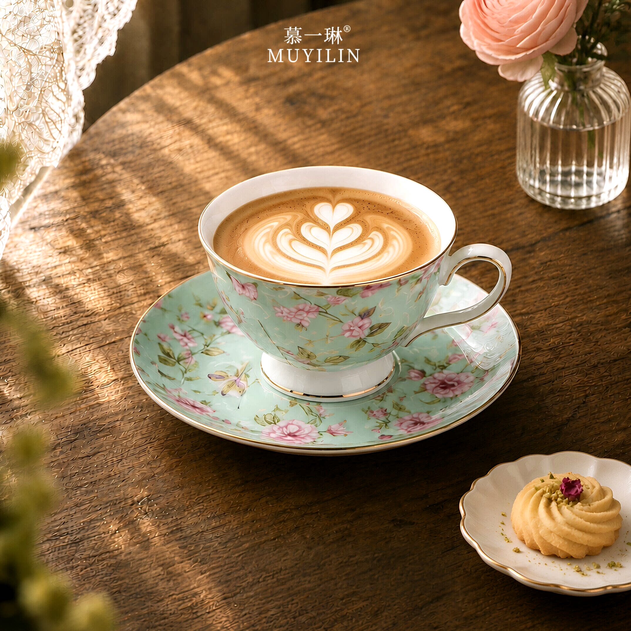 新婚情侣餐具对杯礼盒红茶杯客厅待客水杯咖啡杯碟套装杯子马克杯