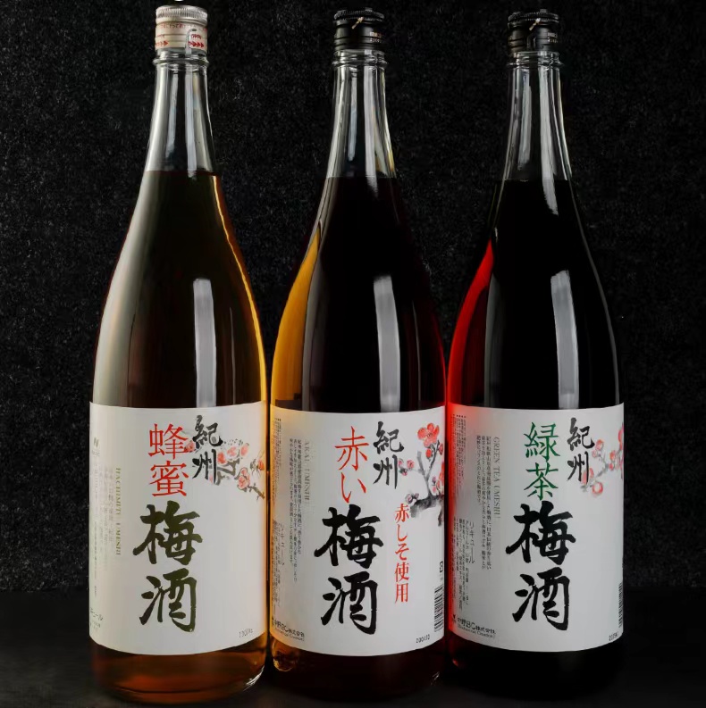 纪州梅酒日本进口原装大瓶1800ml紫苏梅酒绿茶梅酒蜂蜜梅酒果酒