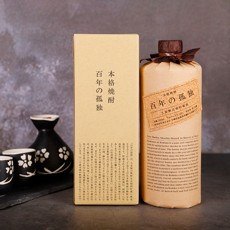 百年孤独本格烧酒720ml原装进口蒸馏酒洋酒40度麦烧酎芋烧日本酒