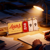 2026年高考倒计时日历情绪稳定器学生桌面装 饰品新年礼物摆台