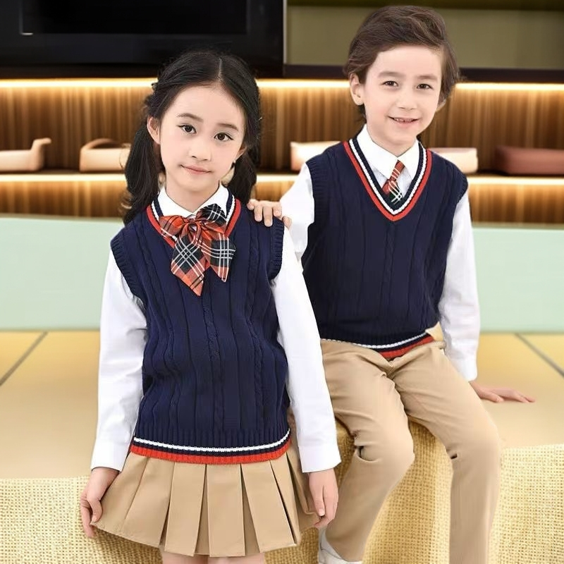 棉涤校服实惠加绒学院风幼儿园