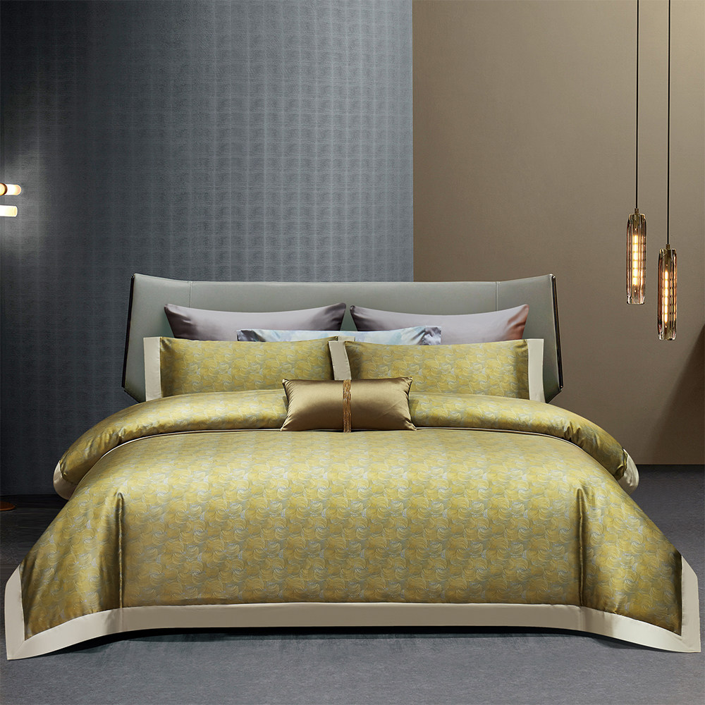 进口160支长绒棉印花四件套高端美式全棉纯棉轻奢裸睡床上用品,床上用品,床品套件/四件套/多件套,淘宝优惠券,粉丝福利购,淘宝优惠卷