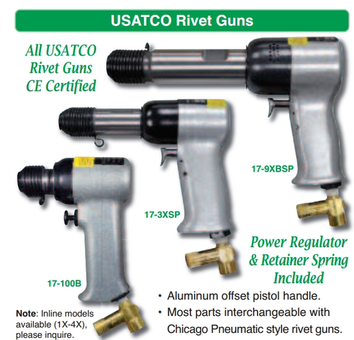 USATCO Rivet Guns 17-1XSP17-2XSP17-3XSP17-4XSPStandard .401