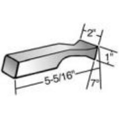 USATCO Precision Cast Bucking Bar 08-112精密铸造顶铁1.5 lbs