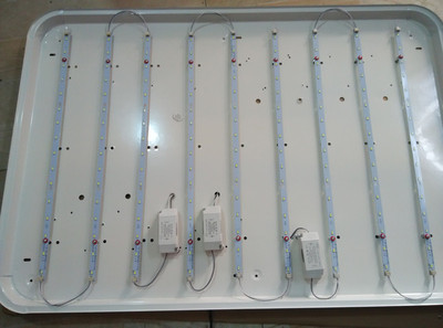 替换灯芯客厅长条贴片改造灯板