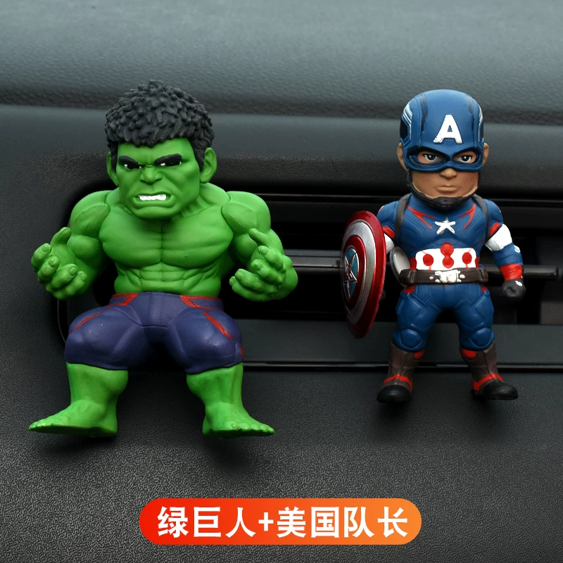 Автомобильный освежитель воздуха The Avengers, вент-клип в виде Железного человека, ароматерапия