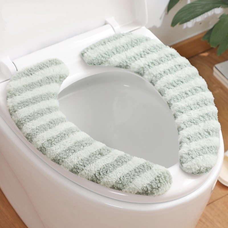 日本进口马桶坐垫家用坐便器粘贴式马桶圈四季通用坐便套圈马桶垫