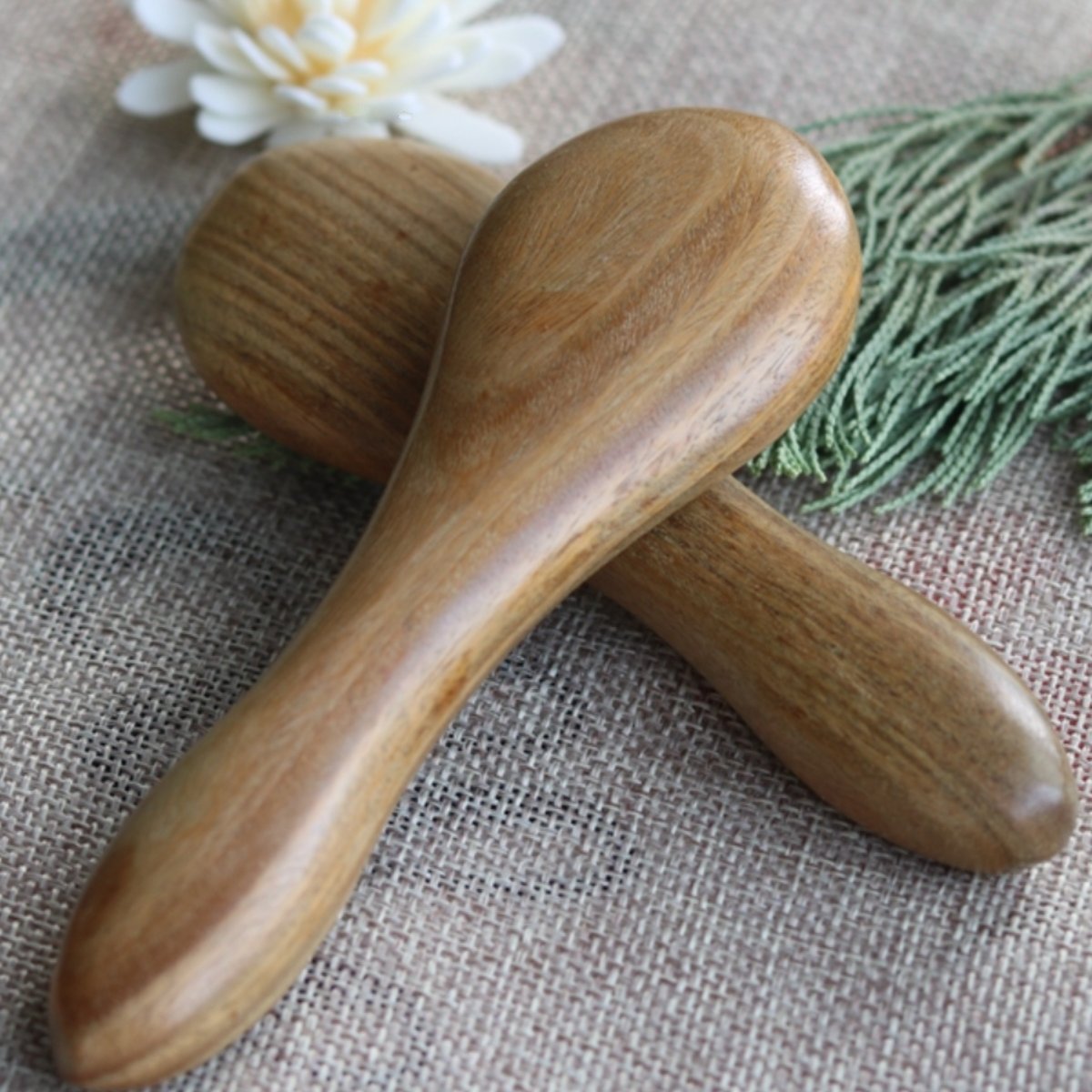 天然檀绿木通用眼部拔筋棒刮痧板