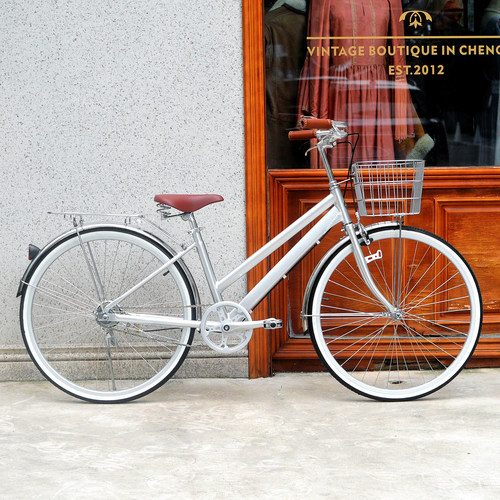 DayDayBike26寸通勤车带车篮