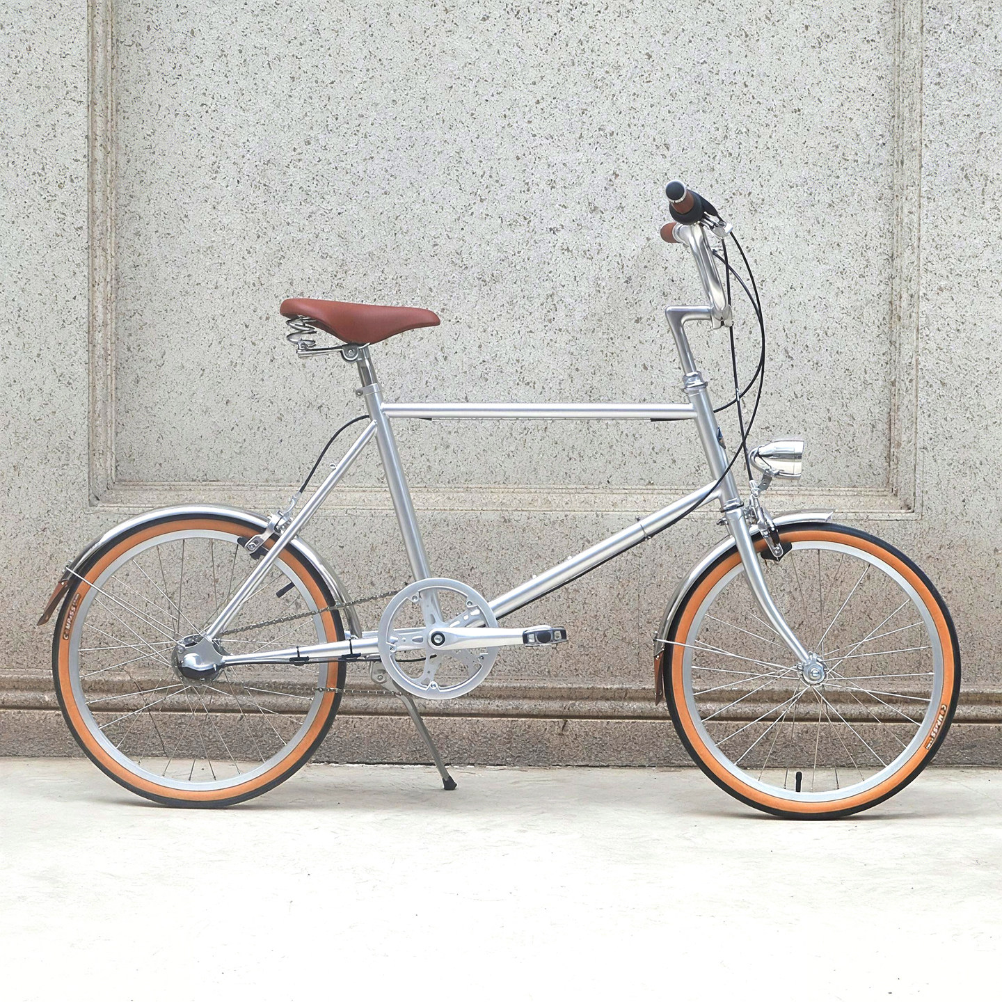 DayDayBike复古银色20寸内三速变速小轮车男女式轻便自行车通勤车
