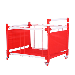 幼儿园篮球收纳筐儿童足球排球皮球大龙球置球架手推车移动篮球框