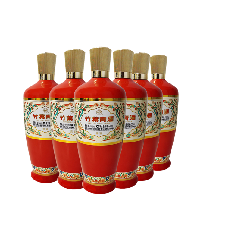 竹叶青酒荣耀500ml6瓶国产露酒
