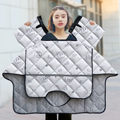 电动车挡风被四季 挡风罩中厚款 通用夏季 防晒防水摩托电瓶车春秋款