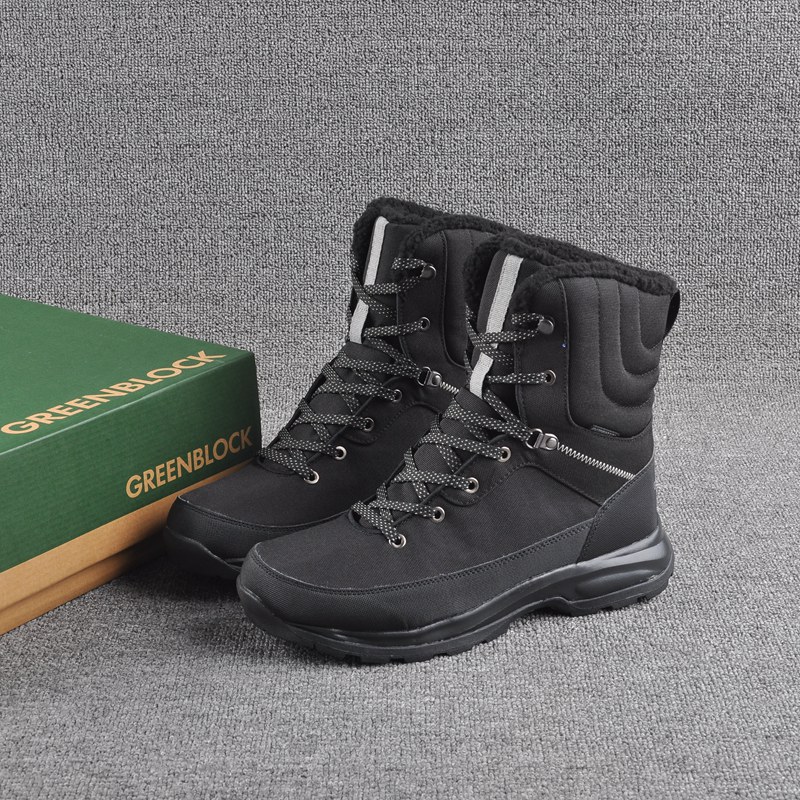 男士高筒防水保暖雪地靴滑雪靴