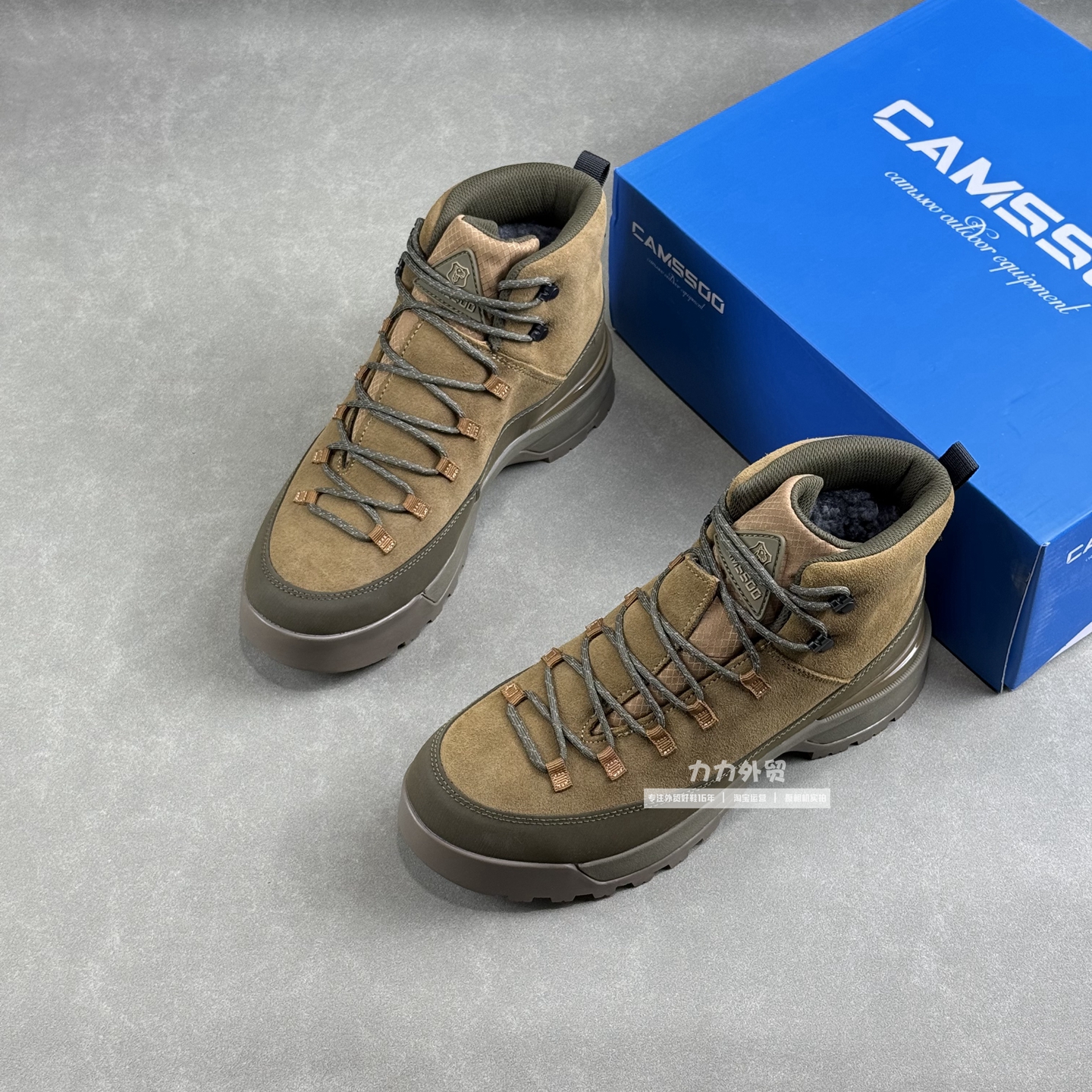 扛得住-30°的羊毛雪地靴~防滑高颜值 情侣真皮防泼水户外大棉鞋