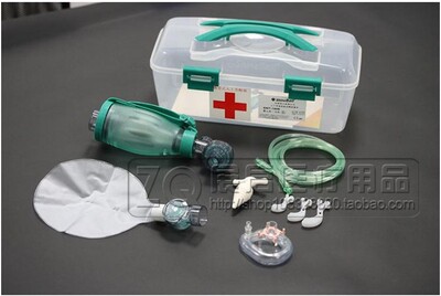 彦大简易呼吸器 人工复苏器 急救苏醒球 急救手动呼吸球成人儿童