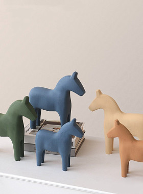 创意达拉木马摆件家居饰品