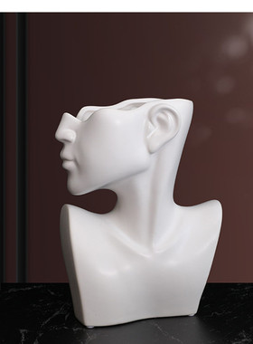 北欧ins风创意人脸艺术家居陶瓷