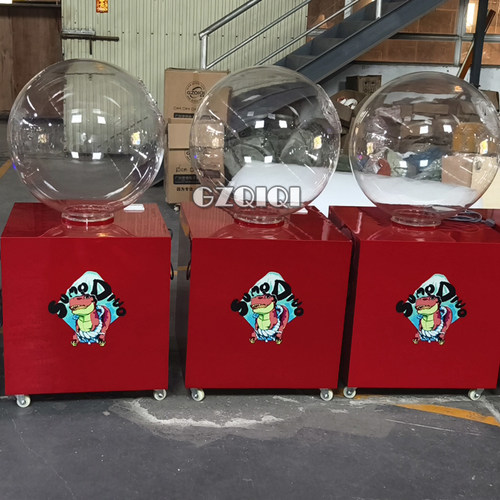 电子吹气抓球机抓钱机现金优惠券奖品摸奖烧烤店美容院摇奖机Z60