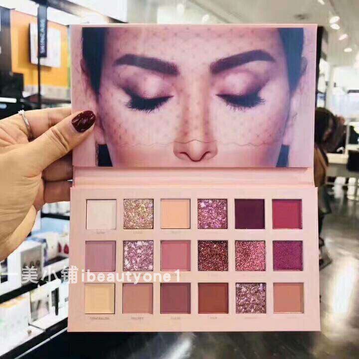 【现货】HUDA beauty nude 18色眼影盘沙漠玫瑰盘大地眼影盘