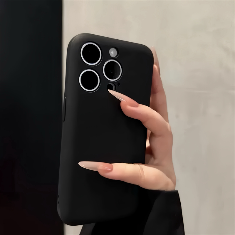 抖音同款简清新款液态硅胶iPhone16拍照按键16promax全包镜头苹果16Pro手机壳15纯色14创意13新款防摔软适用