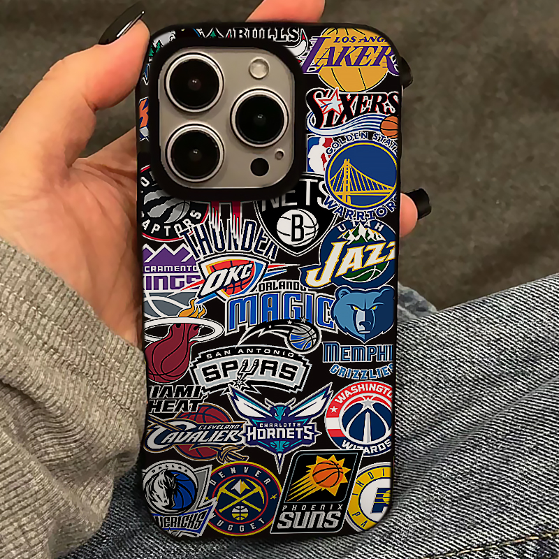 球队标签适用苹果16promax手机壳iPhone15/14新款16pro保护套7/7plus网红超火x/xr果冻壳14全包防摔15promax
