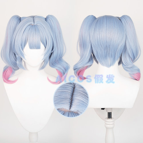 Aicos兔子洞初音头皮顶假发