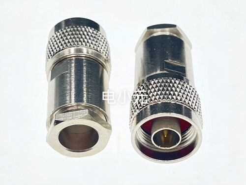 全铜射频连接器 N-J-7焊接款五件套公头装接式接LMR400/7D-FB线缆