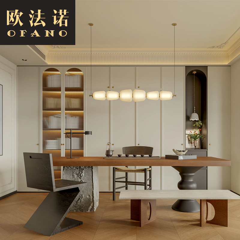 全屋定制中古法式书柜书房全屋空间整装书柜平开门定制工厂定做