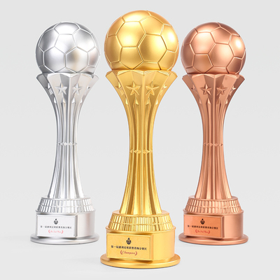 超大足球奖杯定制金靴奖佳射手足球先生守门员运动会世俱杯定做