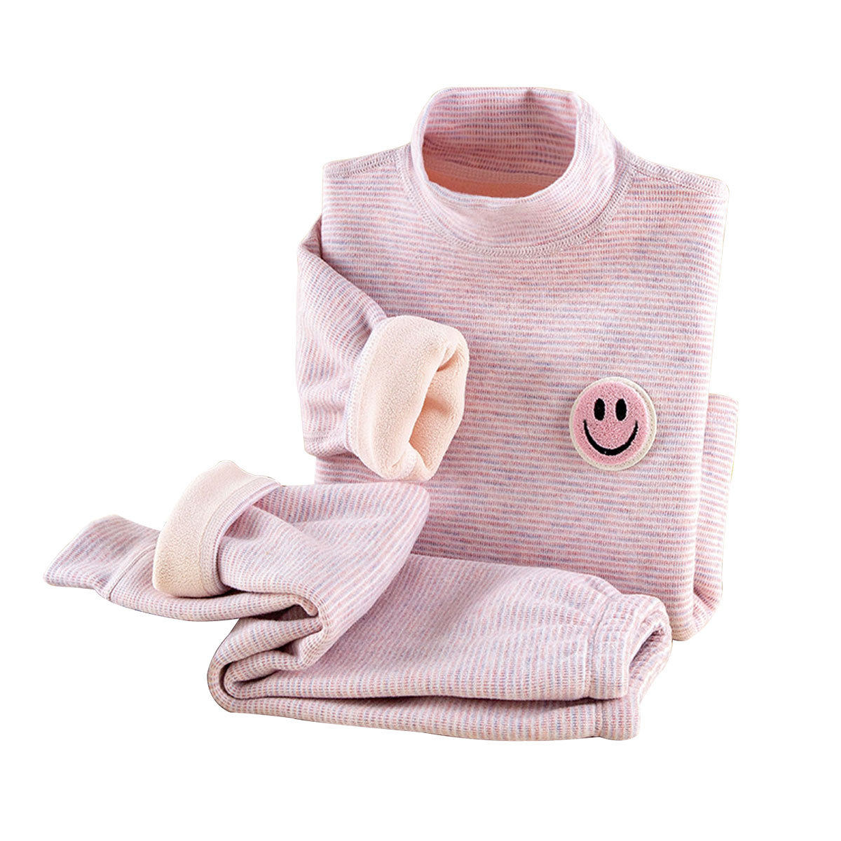 德绒儿童保暖内衣加绒加厚冬季新款a类男女童打底套装秋衣秋裤